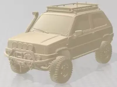 Seat Panda Radical Off Road Printable Car 3D print model