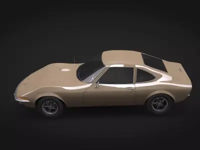 Opel GT 1968  3D model
