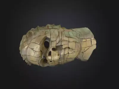 Echoes of Antiquity Head Low-poly 3D model