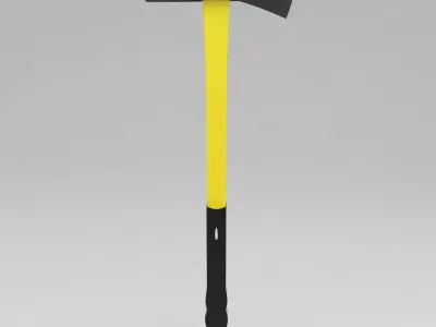 Wood chopping splitting axe 3d model 3D model purchase