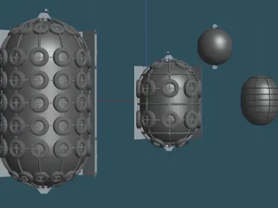 NAVAL Balloon Fender 3D model