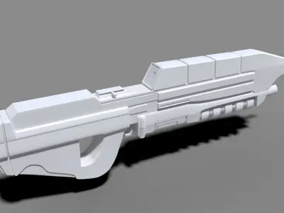 Halo Assault Rifle  3D model