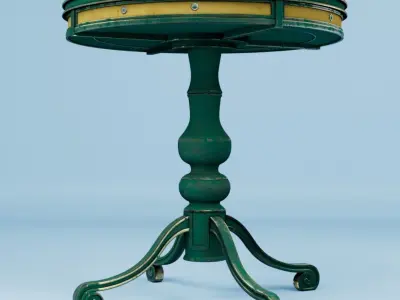 metalTable 3D model