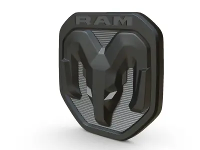 ram logo 3D model