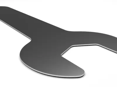 Mini Flat Wrench 3D model purchase