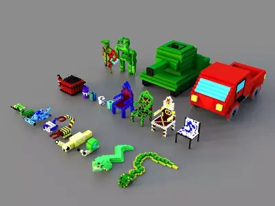 Minecraft Asset 3D model
