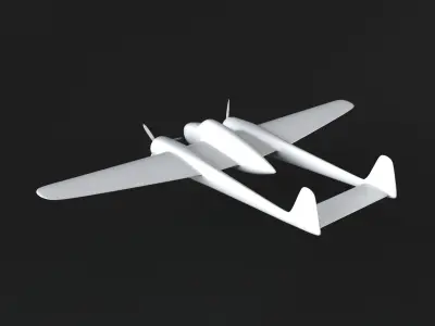 Airplane Fokker Dixieland 3D print model