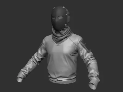 military clothing 3D model