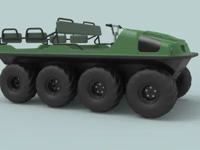 Argo 750 HD 8x8 3D model