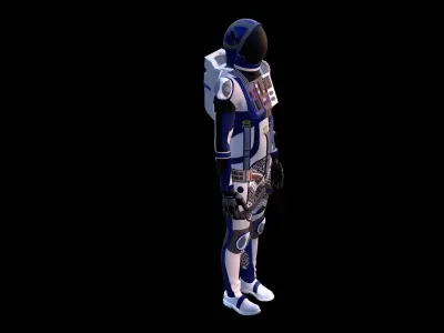 Astronaut Spacesuit New Zeland 3D model