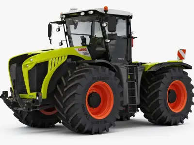 Claas Xerion 5000 Farm Tractor 3D model
