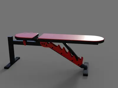 Bench Press  Free 3D model