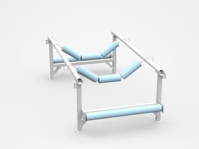 Industrial Construction Part Stand Support 3D model
