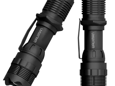 Flashlight Low-poly 3D model