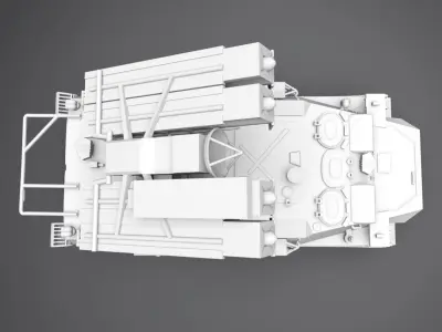 Strela 10 Scale model 3D print model