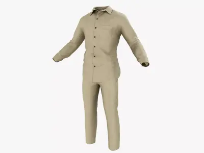 Driver Dress Low-poly 3D model