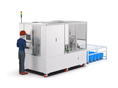 Automatic Bucket Handle Assembly Machine 3D model