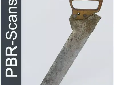 Handsaw Middle Poly 3D model