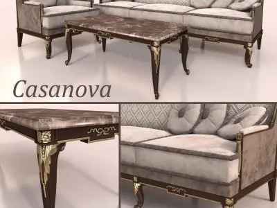 Classic Casanova set 3D model