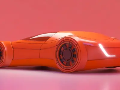 Future Car 27 3D model