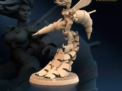 Wasp Warrior Gilded Stinger F 3D print model