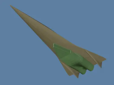 Mach 6 Advanced Manned Interceptor 3D print model