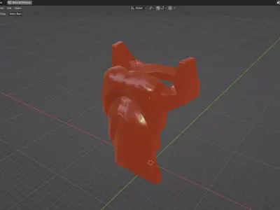 Custom3Dprint Minifigure Accessory - Minifigure Beard S1 - 01 3D print model