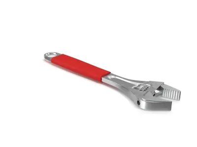 10 Adjustable Wrench Low-poly 3D model