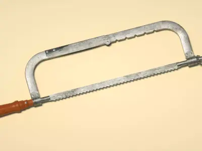 saw  hand saw hacksaw C4D model Low-poly 3D model