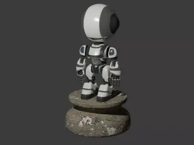 Toy robot 3D model shop