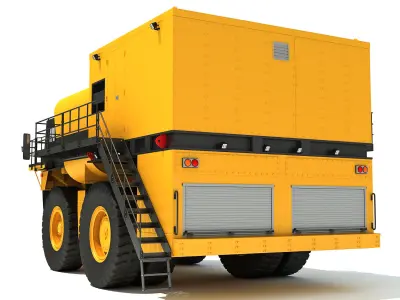 Fuel and Lube Truck 3D model