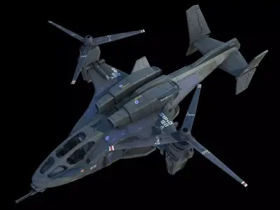 UH-144 HQ-3d model 3D model