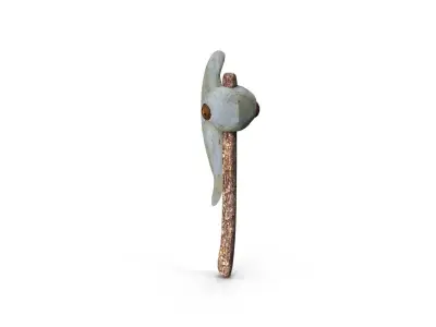 War Axe Low-poly 3D model get