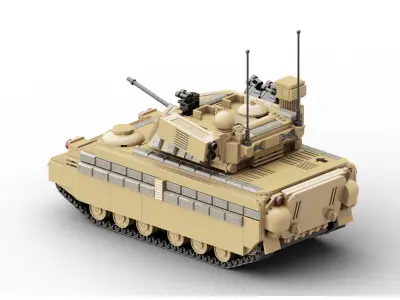MocBricks3D - Lego M2 Bradley 3D print model