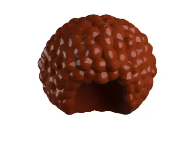 Custom3Dprint Minifigure Accessory - Minifigure Hair S2 - 118 3D print model