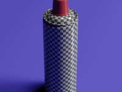 3D realistic model  WD-40  3D model