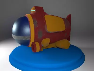 Mini submarine Free 3D model