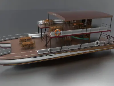 Floating Resto 3D model
