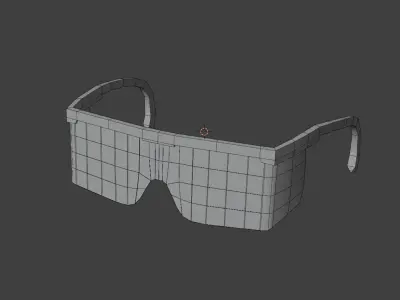 Protective Glasses Low-poly 3D model purchase