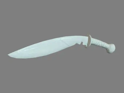 kukri sword Low-poly 3D model purchase