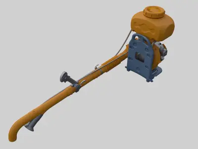 Backpack fertilizer sprayer 3D model