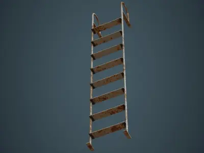 Ladder 3B Low-poly 3D model