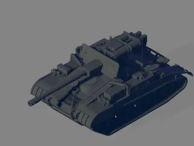 M56 Tank 3D model