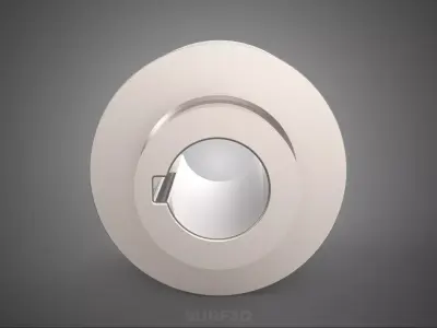 STANDARD 4 FOUR QUADRUPLE GROOVE TRACK PULLEY SHEAVE WHEEL BELT 3D model