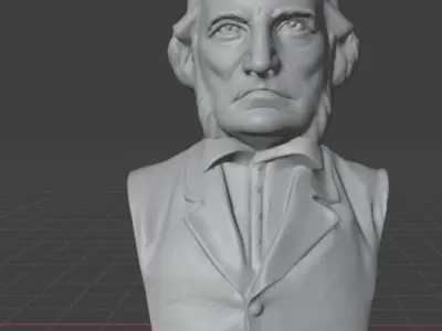John James Audubon 3D print model