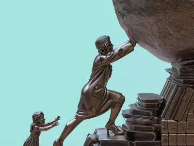 The Cost of Greatness - Modern Sisyphus Part 3 3D print model