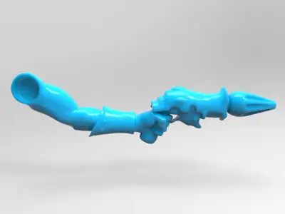 Space Clown - Fusion Pistol with Arm 3D print model