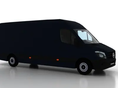 Mercedes Benz Sprinter L3H2 2015 Cargo UK 3D model