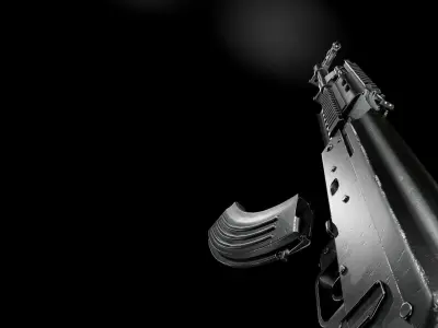 AKM 3D model Unity Low-poly 3D model