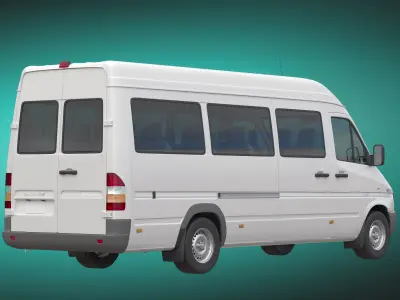 Dodge Sprinter minibus 3D model